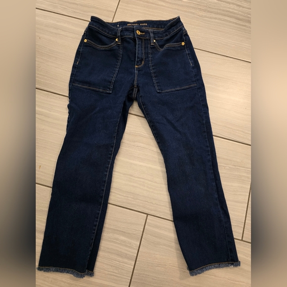 Michael Kors Denim - Michael Kors IZZY Straight Cropped Jeans